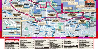 Токіо, Йокогама карті